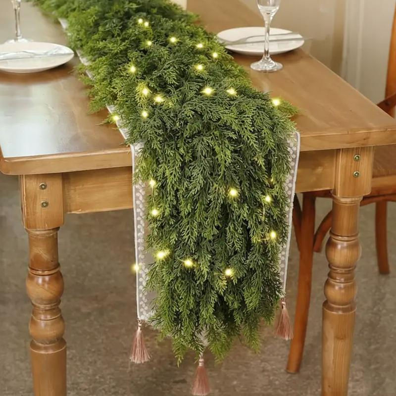 Pre-lit Christmas Cedar Garland