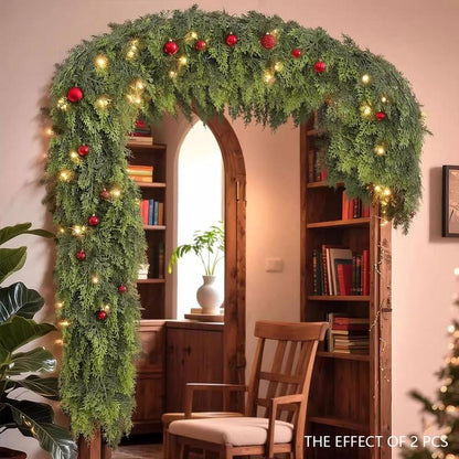 Pre-lit Christmas Cedar Garland